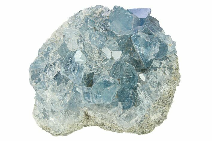 Lustrous Celestine (Celestite) Crystal Cluster - Madagascar #293065